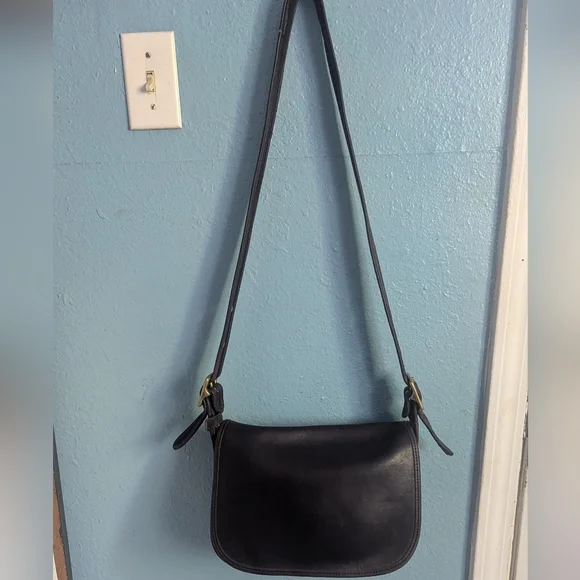 Coach Black Leather Bag